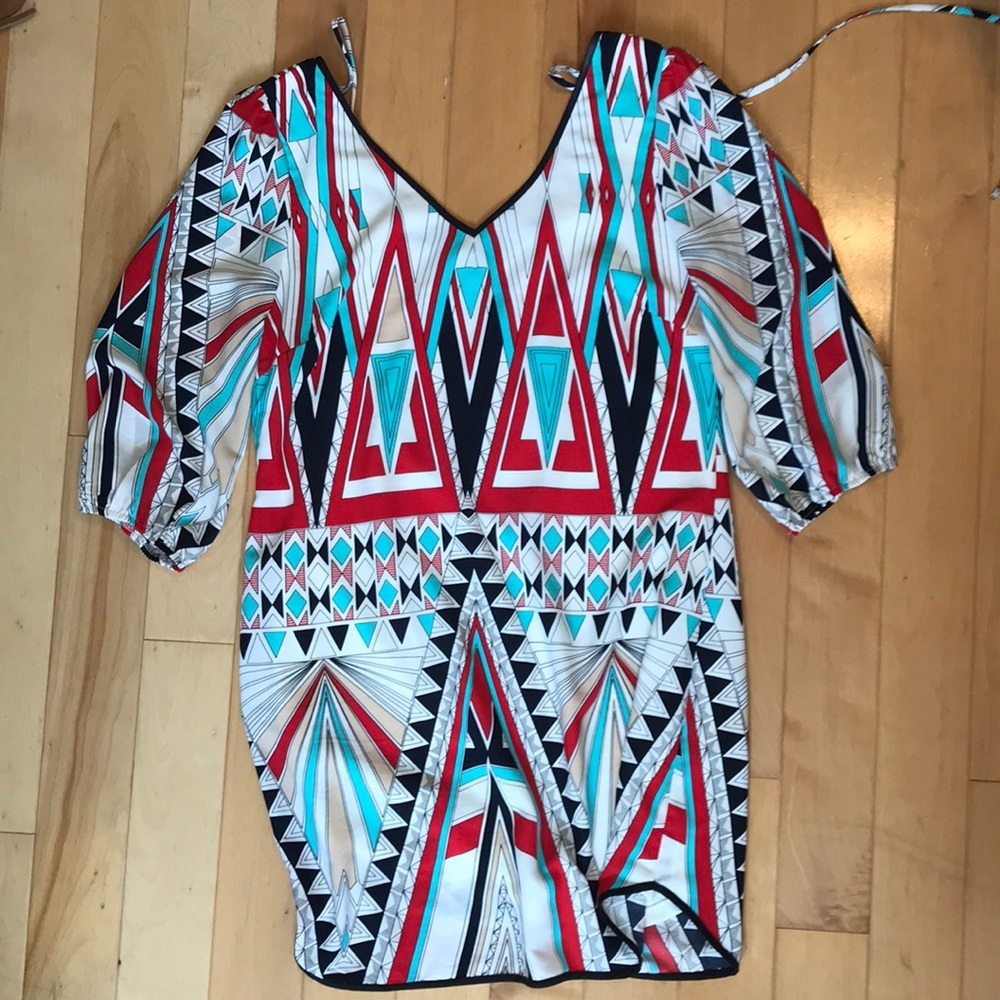 Unique Patterned Cocktail Dress